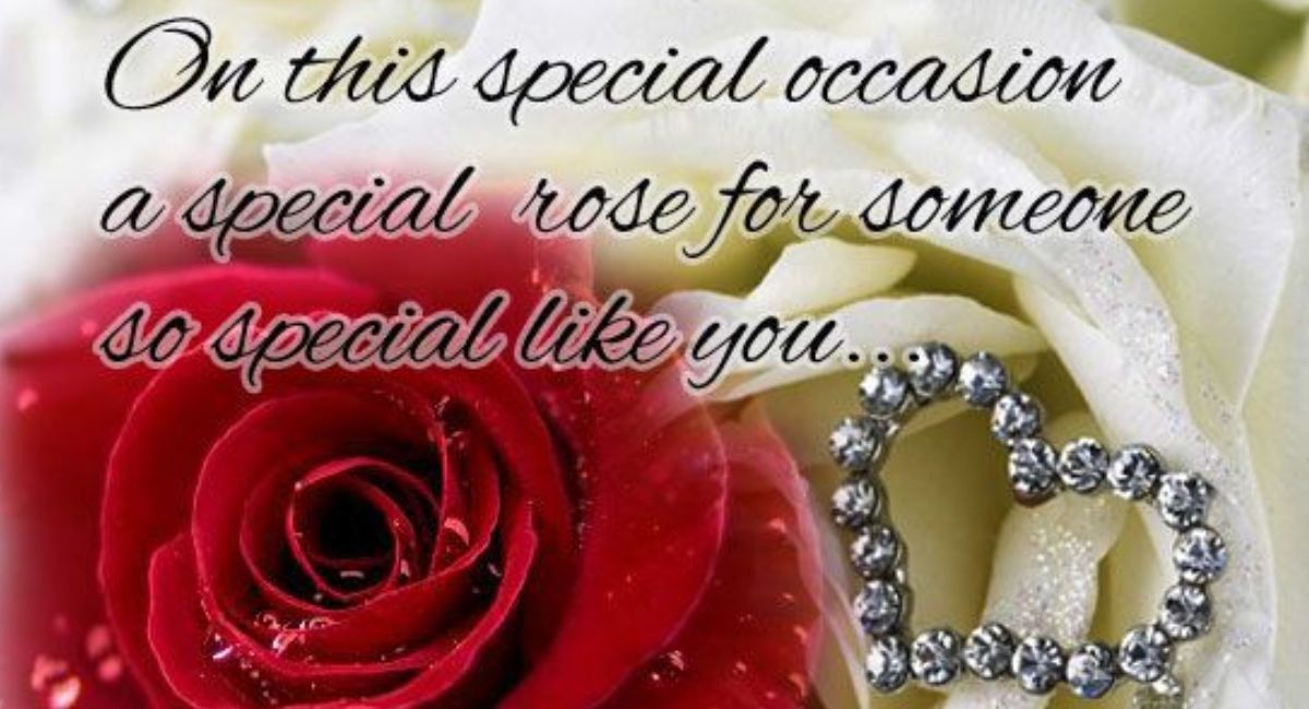 Heartfelt special person wishes image featuring elegant flowers, warm lighting, and a meaningful quote celebrating someone truly special.