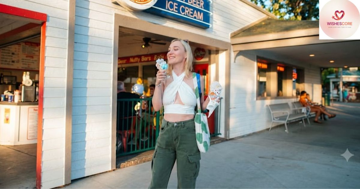 Happy National Ice Cream Day celebration featuring colorful ice cream treats with sweet messages, inspiring quotes, and fun captions to share with family and friends.