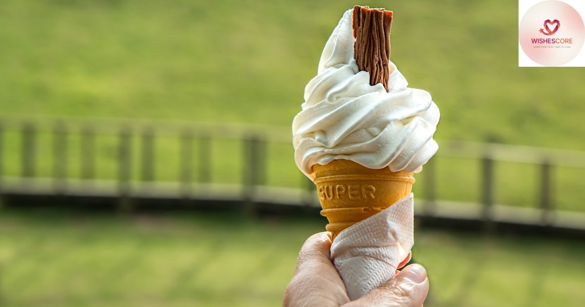 Happy National Ice Cream Day celebration featuring colorful ice cream treats with sweet messages, inspiring quotes, and fun captions to share with family and friends.
