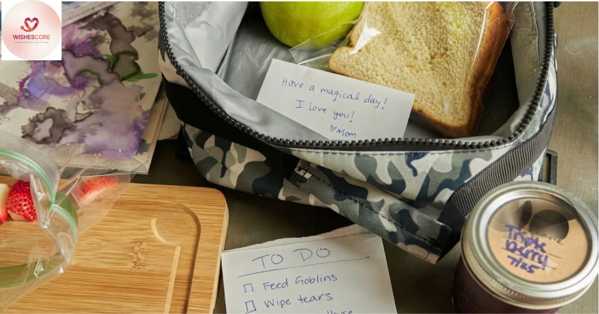 Heartwarming lunchbox notes with sweet and encouraging messages to brighten a child's day at school.